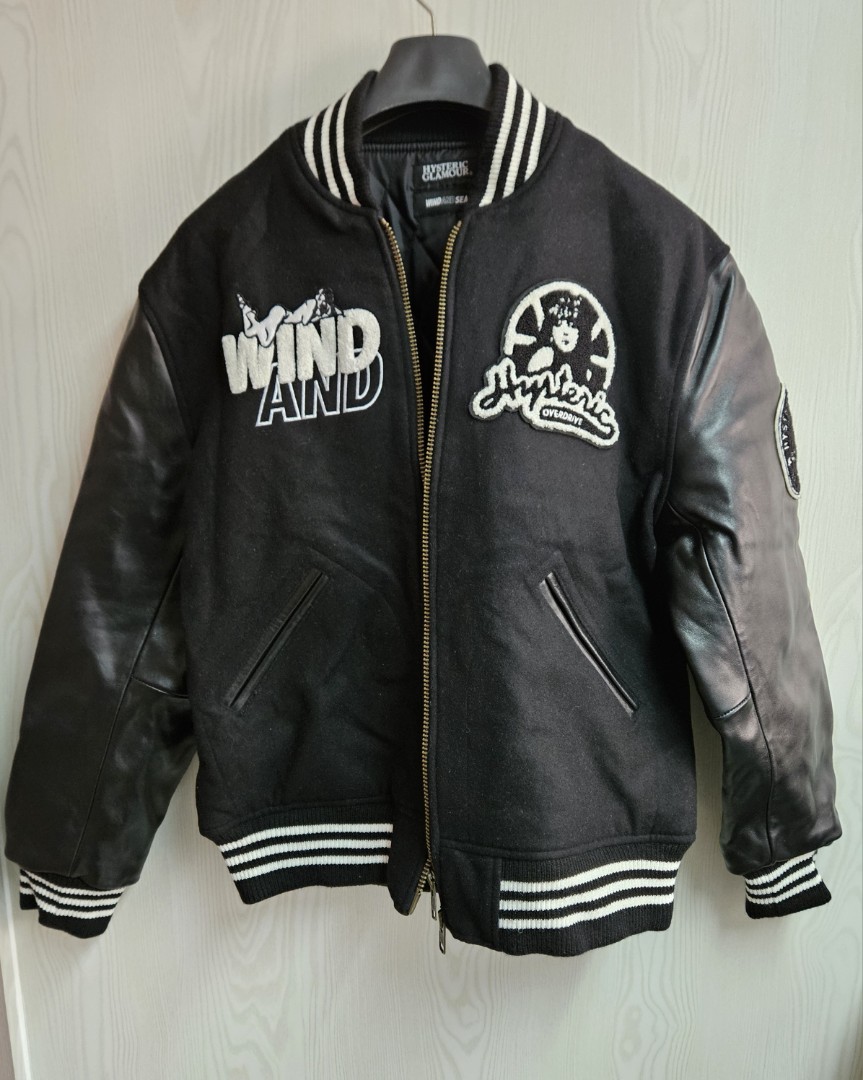 WIND AND SEA】BBC × WDS VARSITY JACKET - スタジャン