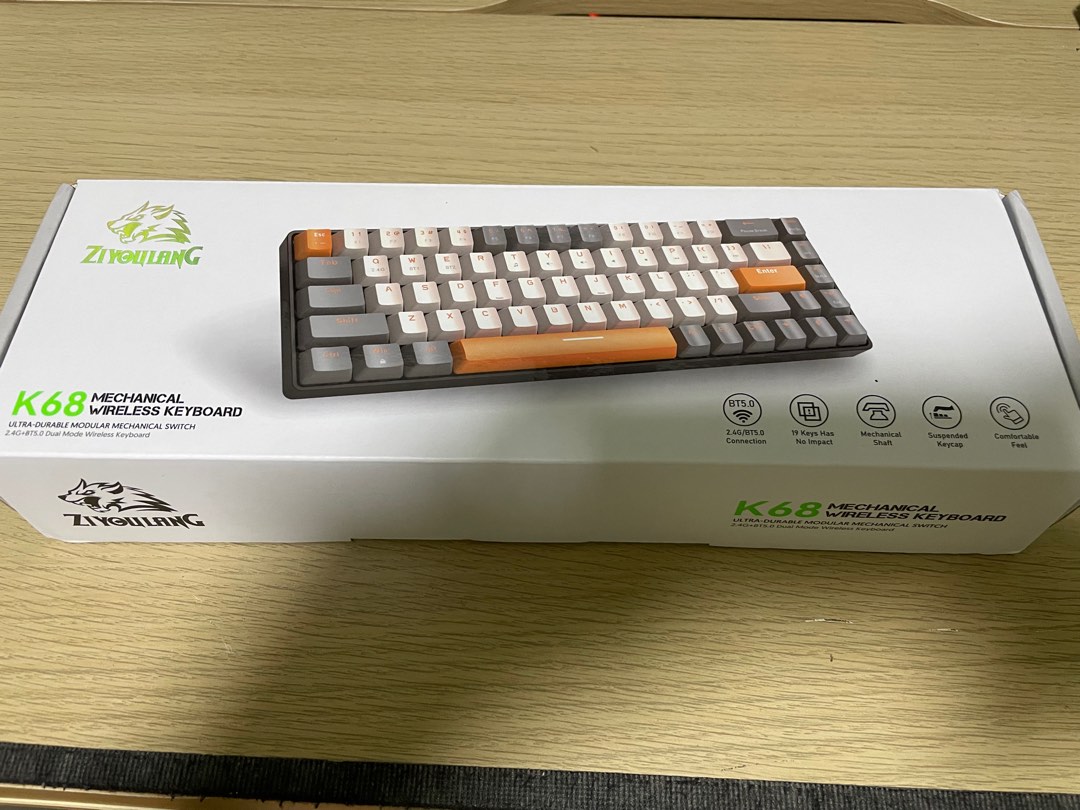 [Reduced] Wireless Bluetooth Mechanical Keyboard, Computers & Tech, Parts & Accessories ...