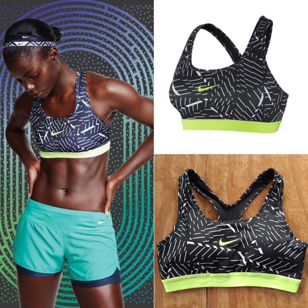 Womens Nike Printed Sport Bra Top, Women's Fashion, Activewear on