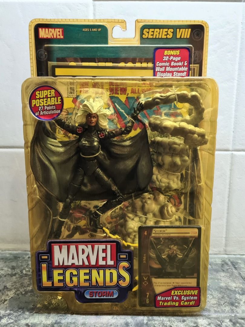 X-MEN STORM - Marvel Legends Series VIII (Category: Figurines & Statues) located in Quezon City. Submitted by charliebrown_olx (Listing ID 1281454014, Image 1). Description: XMEN STORM (Wolverine) Classification: New, Factory Sealed Condition: Mint on Non-Mint Card TERMS & CONDITIONS: 1. C.O.D. Can meet buyers at - McDonald's Del Monte Ave, Q.C. - Mla Memorial Park Sucat - Sundays 10am-11am 2. Shipping c/o buyer. 3. Prices are Final. 4. Respect t