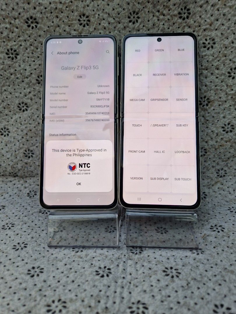 Z flip 3 5g (Category: Samsung) located in Quezon City. Submitted by mubrogadgets (Listing ID 1281544089, Image 3). Description: SUPER SALE!!! Flagship phone 🔥SAMSUNG Z FLIP 3 5G 256GB❤️ for sale! 16500pesos only open for swap metro manila only No issue no dents or heavy sratches no history of repair or issue ➡️Qualcomm SM8350 Snapdragon 888 5G ➡️Super linaw ng both camera ➡️Adreno 660 ➡️SUPER SMOOTH FOR GAMIMG ➡️Foldable Dynamic AMOLED 2X, 120H
