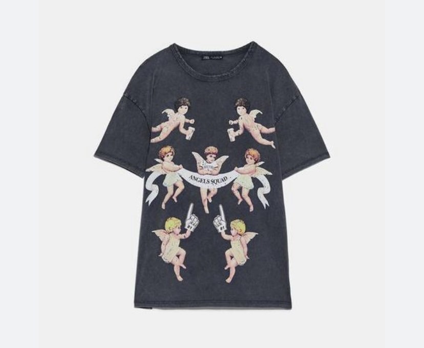 Zara angel squad T shirt