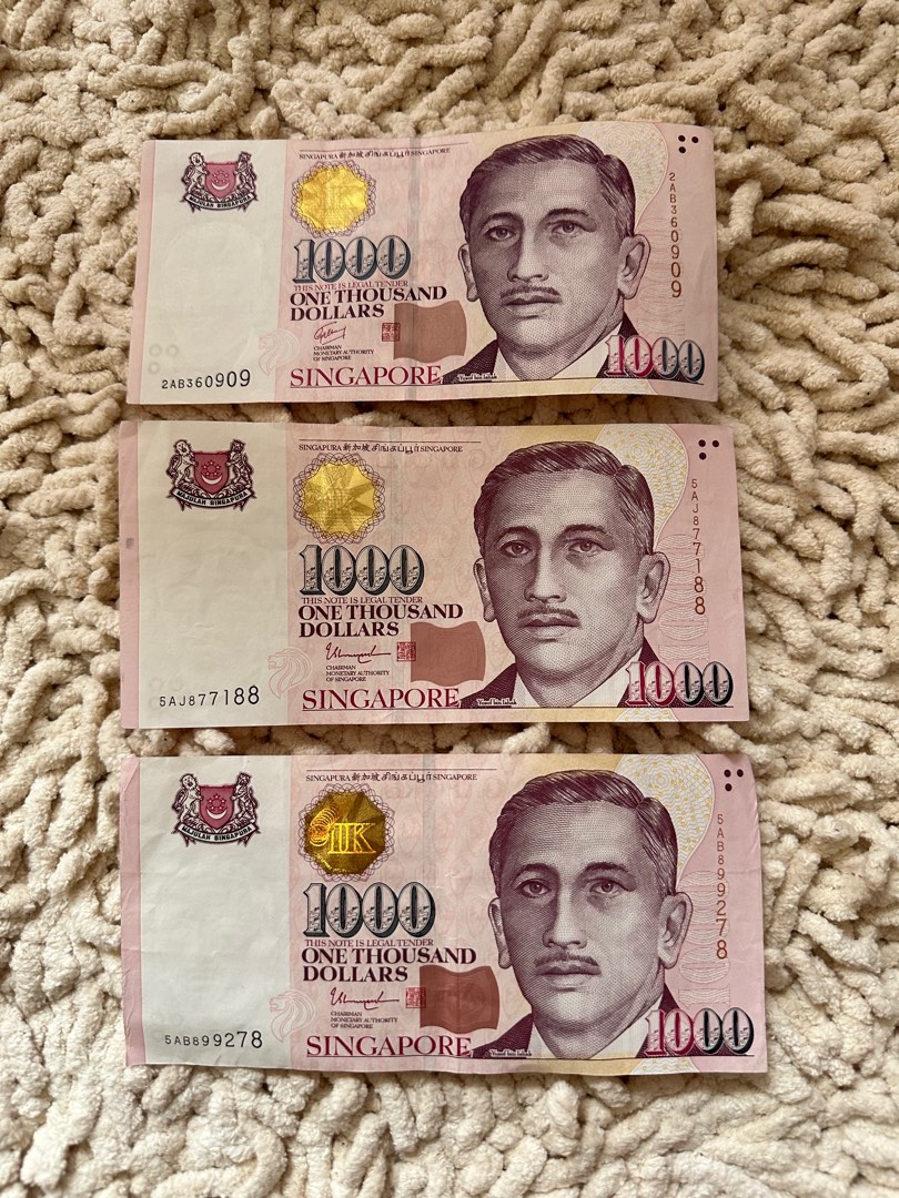 $1000 notes, Hobbies & Toys, Memorabilia & Collectibles, Currency on ...