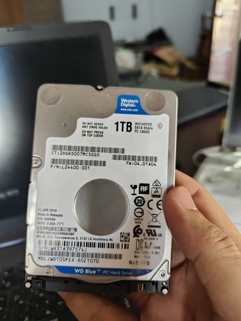 1Terabyte Laptop HDD (Category: Hard Disks & Thumbdrives) located in Quezon City. Submitted by gadgetsun (Listing ID 1281721012, Image 1). Description: .
