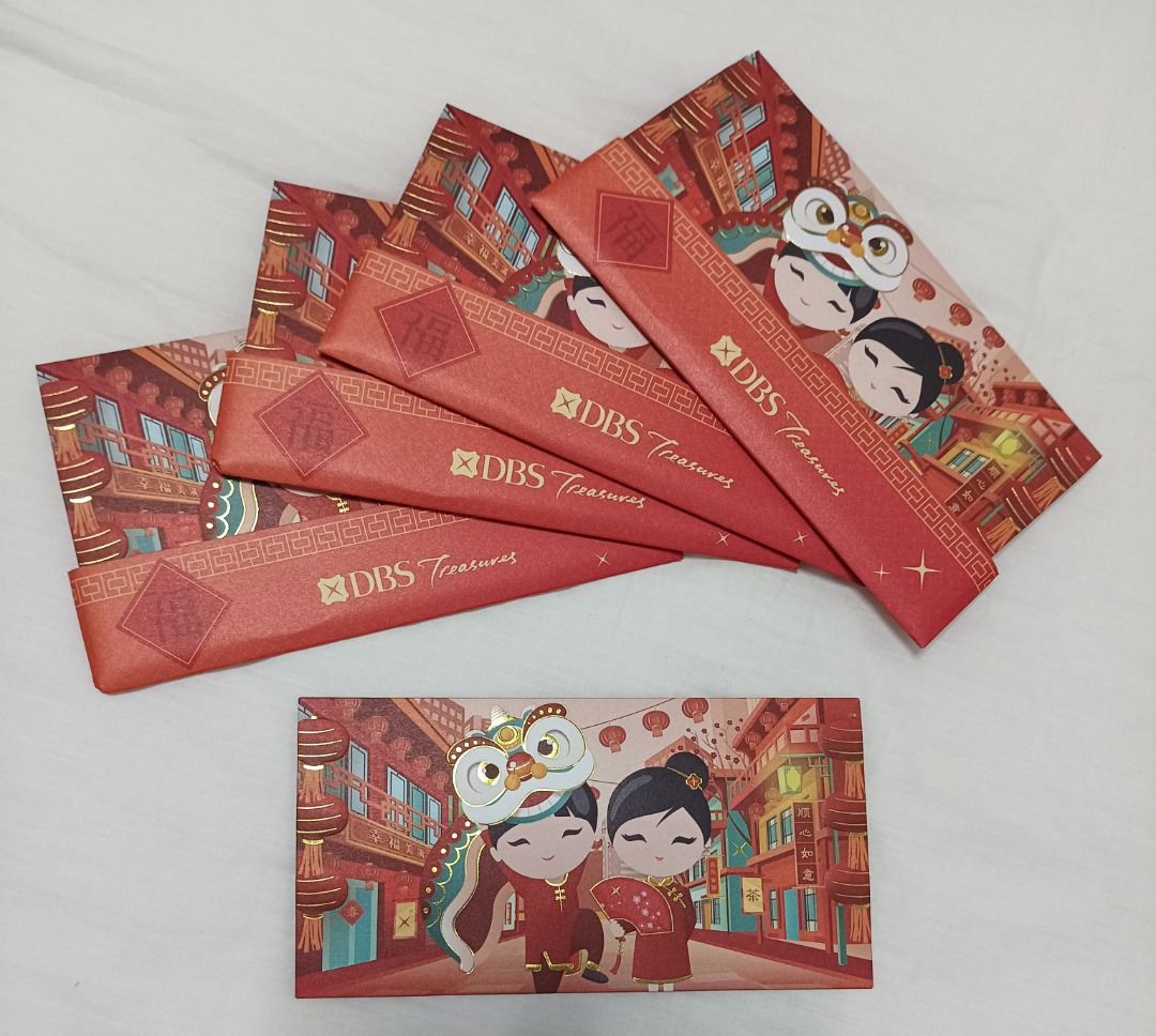 2024 DBS Treasures CNY ang pow packets for sale, Hobbies & Toys
