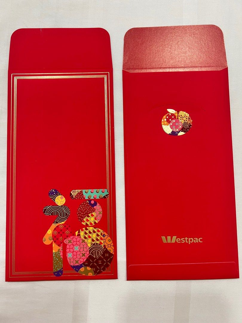 2024 Westpac Bank Red Packets, Hobbies & Toys, Stationery & Craft