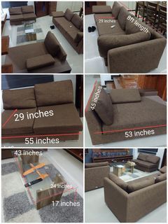 3 sets Sofa with center table