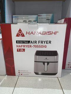 7.0L Digital Air Fryer HAFRYER-70SSDIG	Hanabishi 

4,804.00