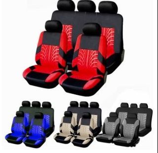 9Pcs Car Seat Covers Set for 5 Seat Car Universal