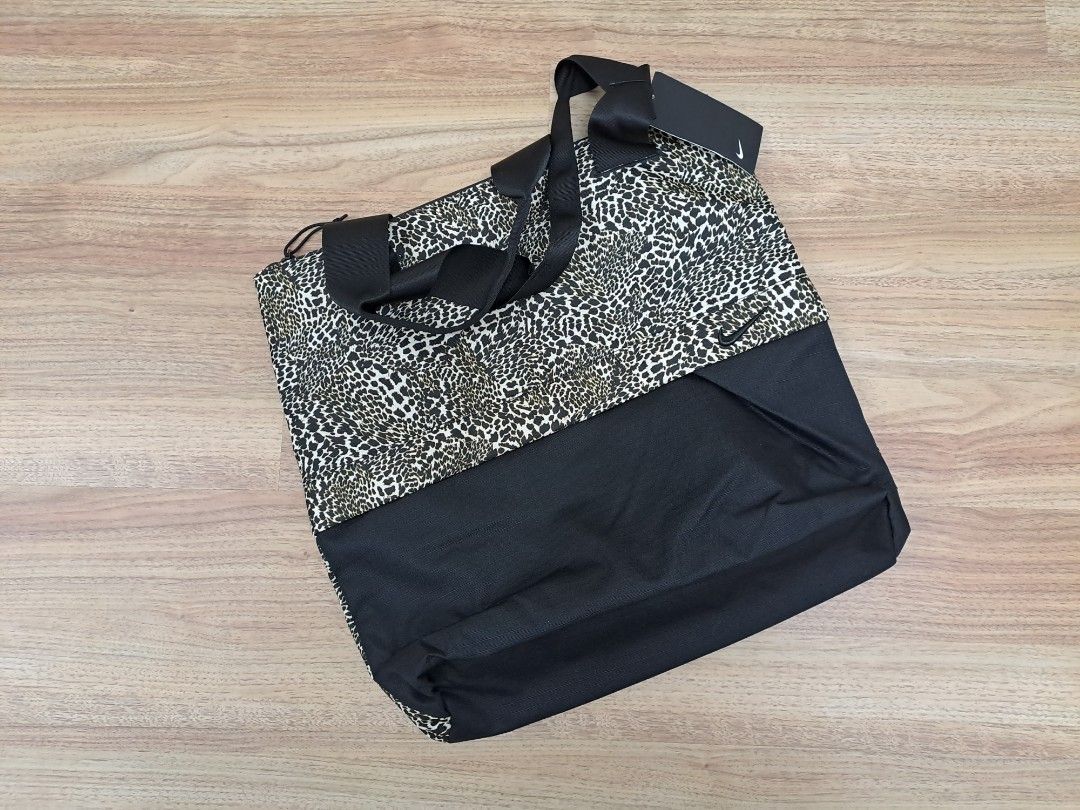 NEW Nike Women s Tote Bag Nike Radiate 2.0 Leopard Print Zip Closure Women s Fashion Bags Wallets Tote Bags on Carousell