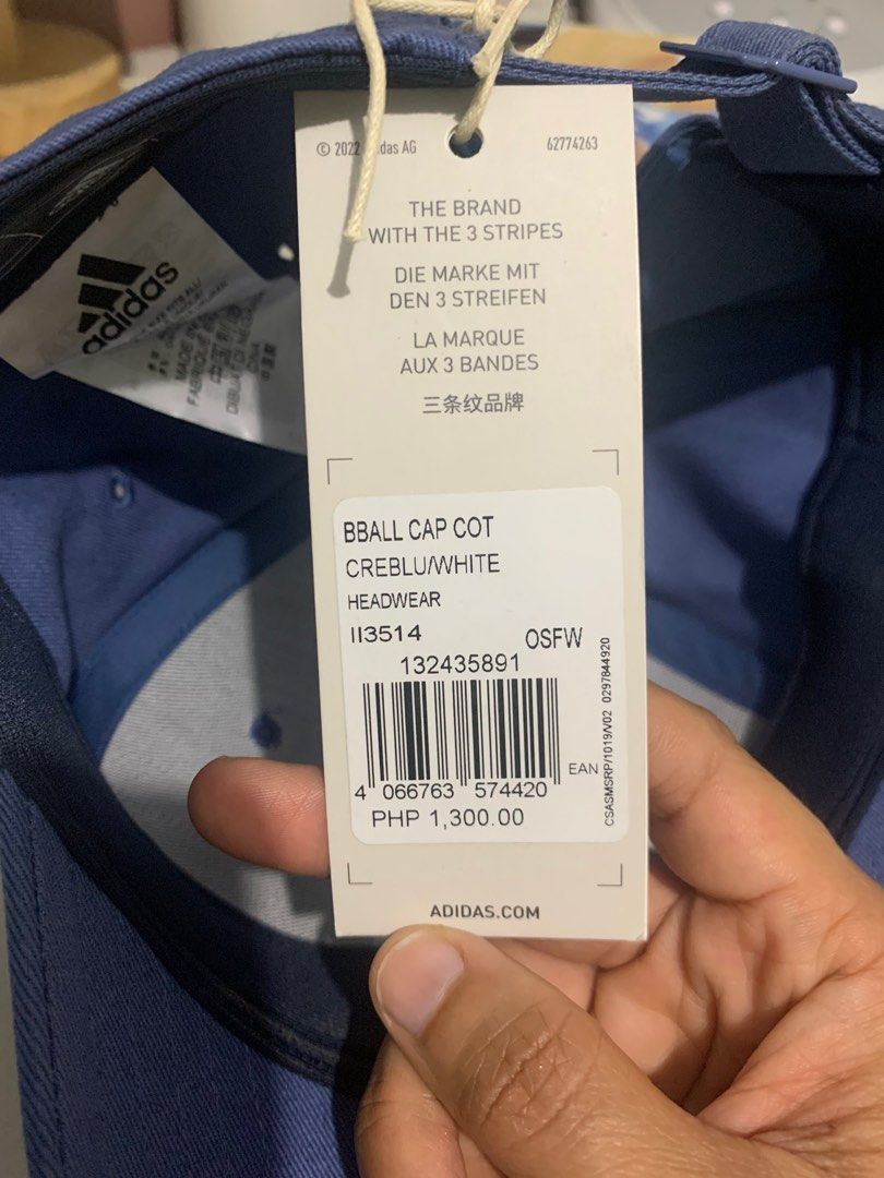 Adidas CAP (Category: Caps & Hats) located in Batangas. Submitted by ishield21 (Listing ID 1281754864, Image 2). Description: Used only once sa event Can pass as a new Comes with its tag pa po.
