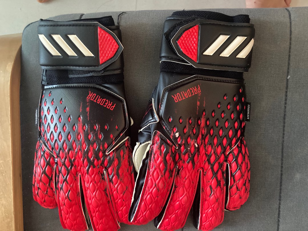Red adidas cheap goalkeeper gloves