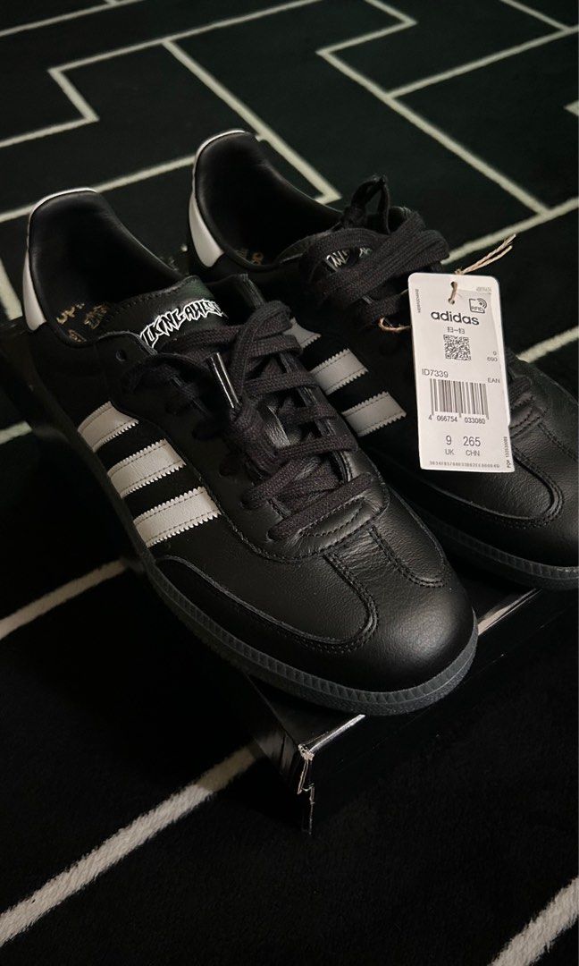 adidas gazelle silver green womens Adidas Skateboarding - Fucking Awesome Samba Shoes