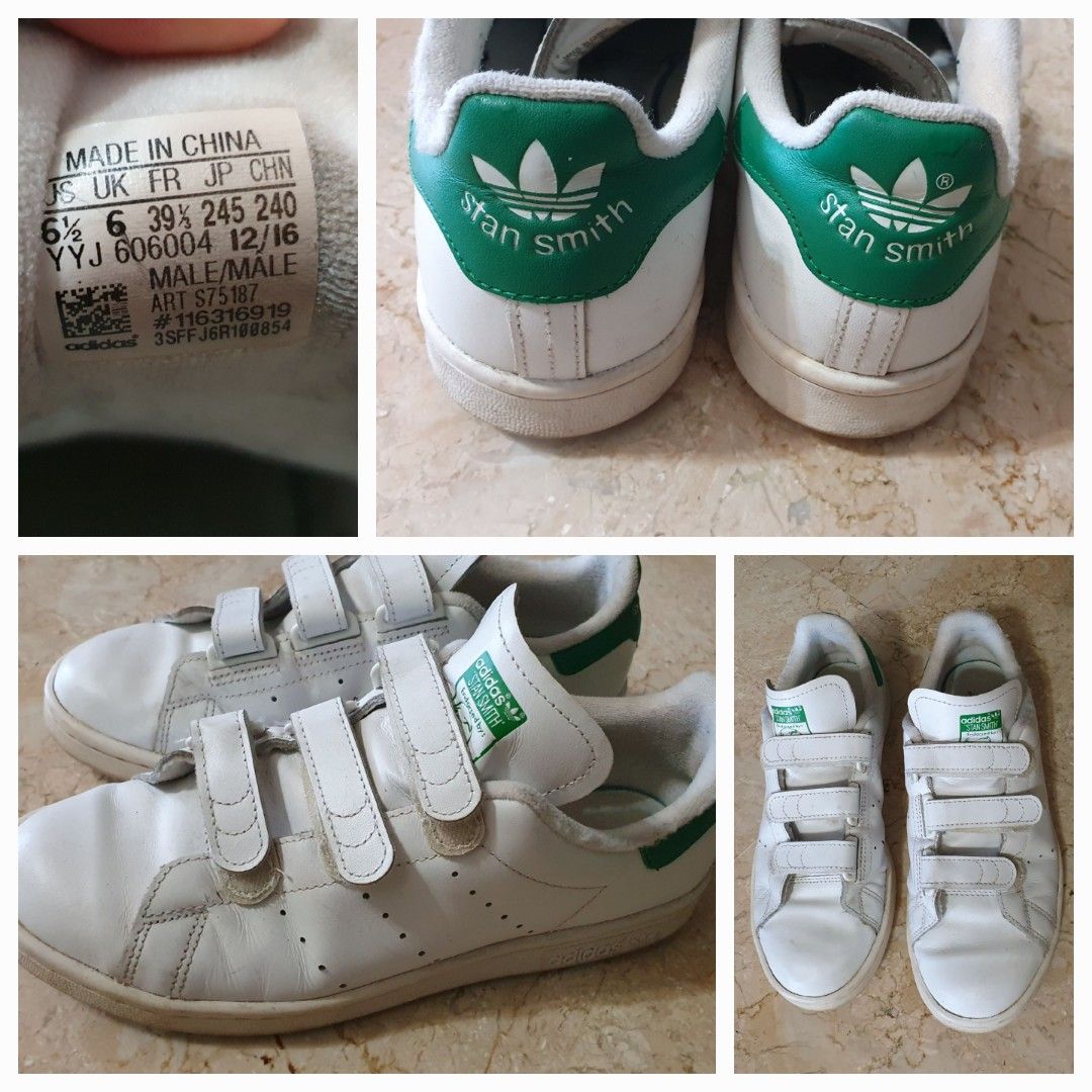 Stan smith velcro 39 best sale