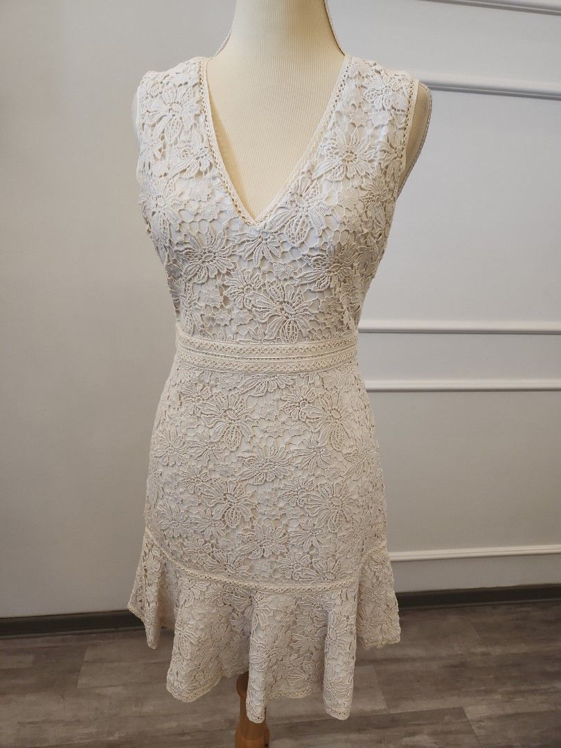 Alice Olivia White Lace Dress Women s Fashion Dresses Sets