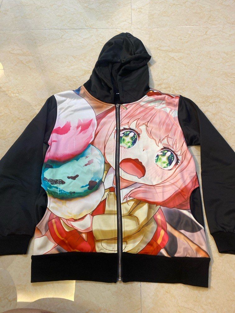 Anime zipper hoodie hotsell