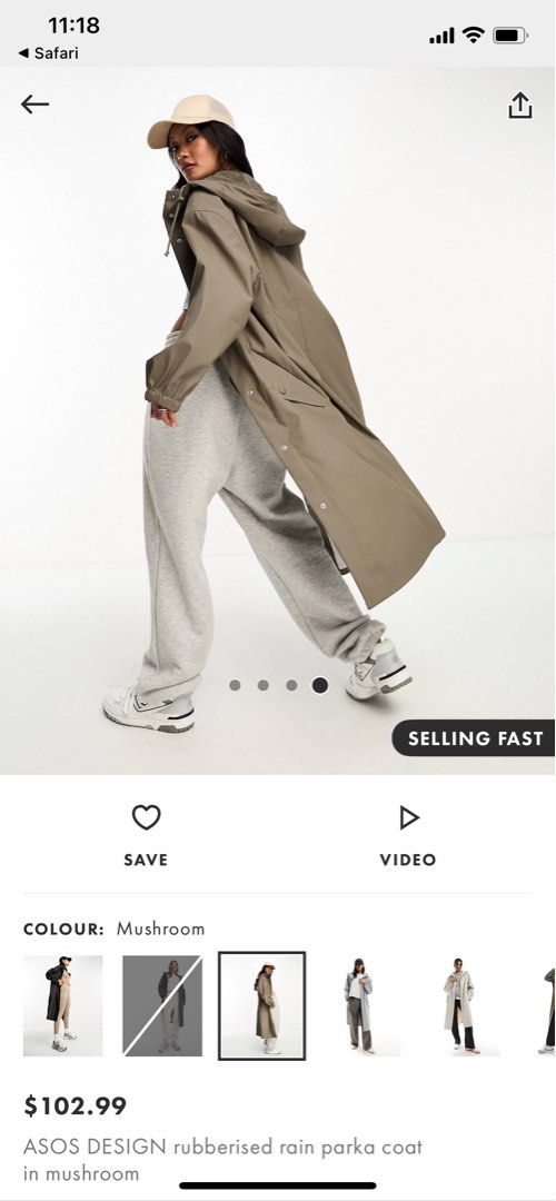 ASOS Design Raincoat Women s Fashion Coats Jackets and