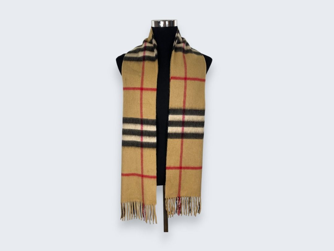Authentic burberry 2025 cashmere scarf