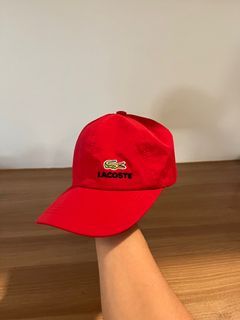 (AUTHENTIC) Lacoste Red Cap
