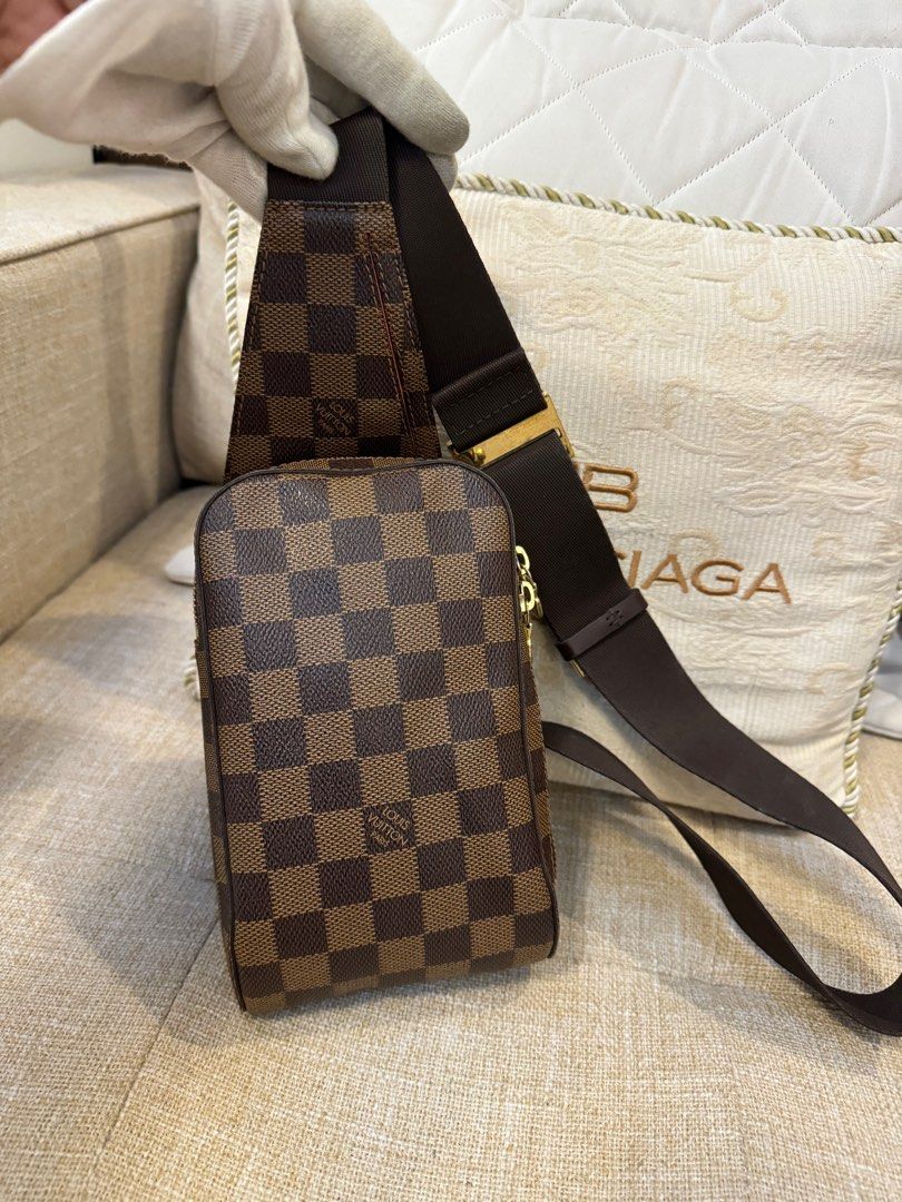 Authentic Louis Vuitton Geronimo Damier Ebene Luxury Bags
