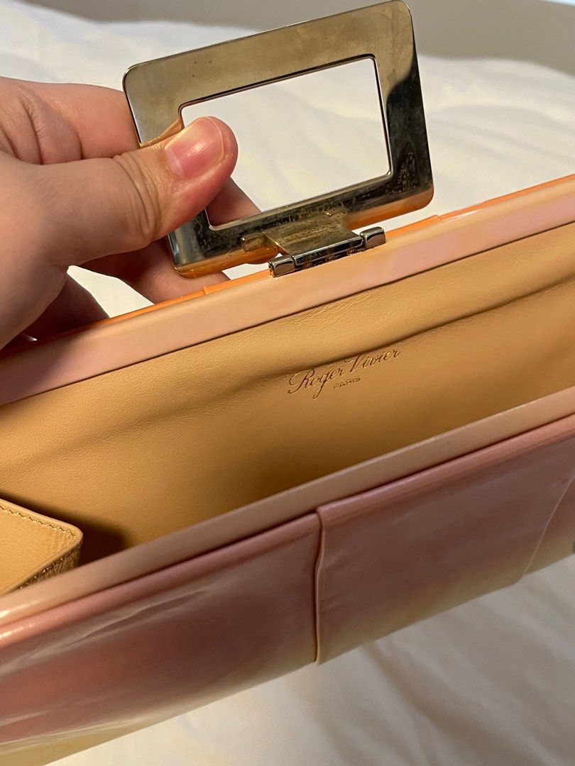 Authentic Roger Vivier clutch (Category: Luxury Bags & Wallets) located in Makati City. Submitted by supplementary (Listing ID 1281624612, Image 3). Description: Authentic Roger Vivier clutch.