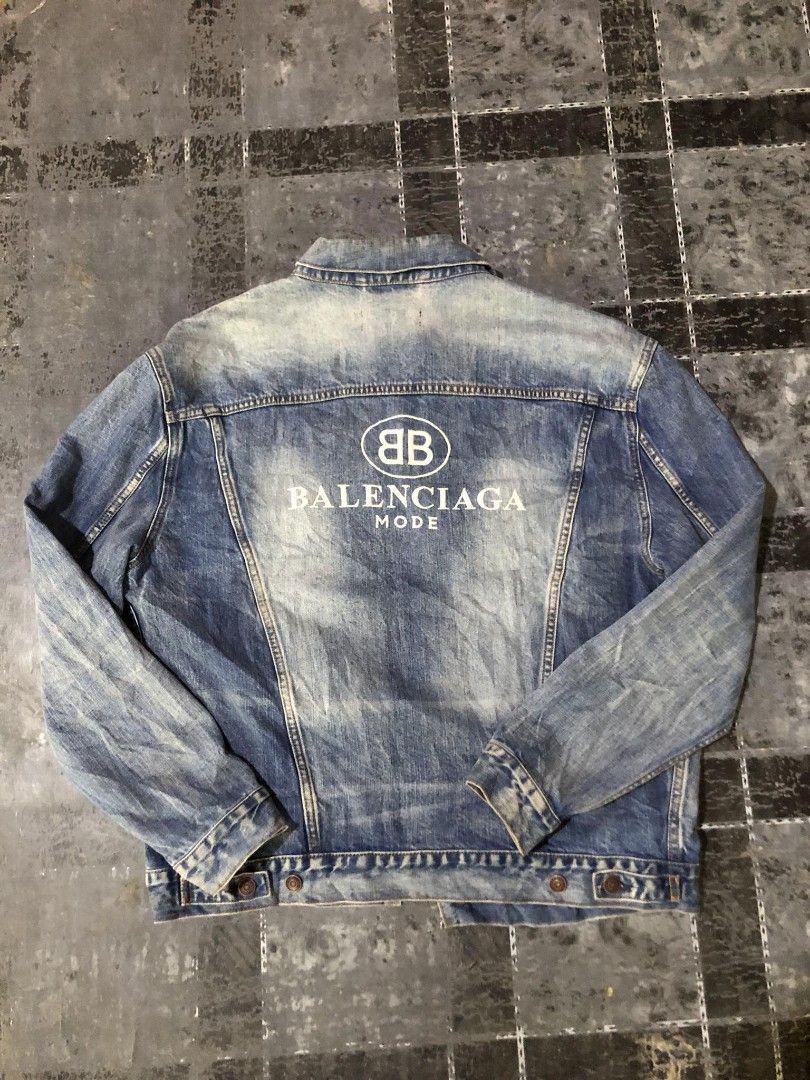Balenciaga mode online denim jacket