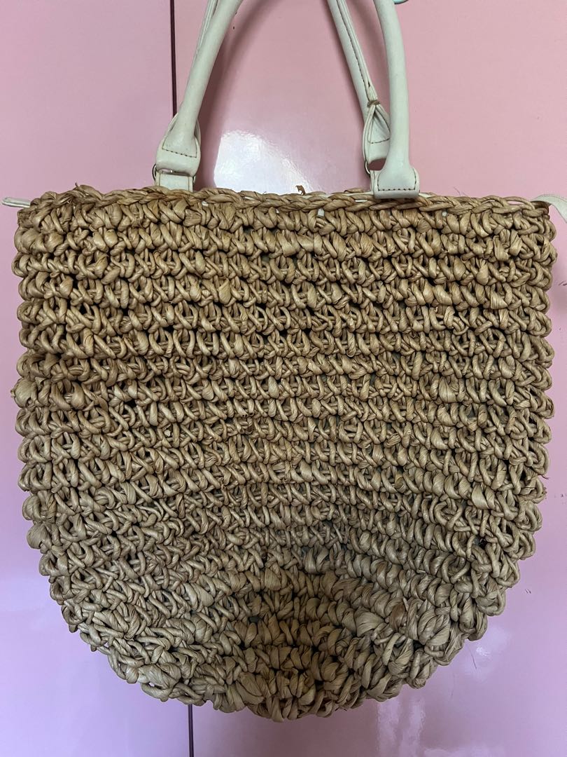Rattan clearance beach tote