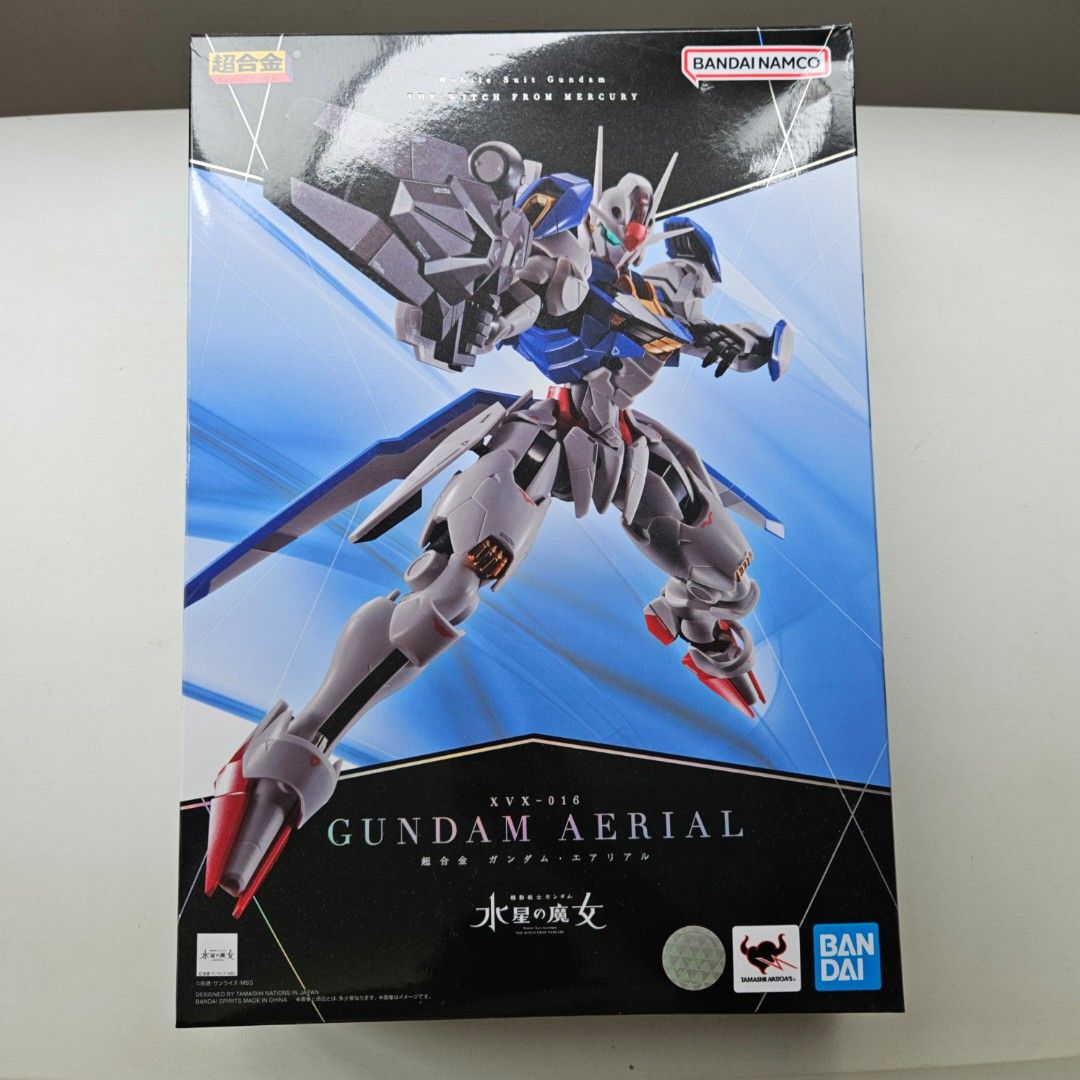 BANDAI CHOGOKIN MS The Witch from Mercury XVX-016 GUNDAM AERIAL Action Figure (Category: Gundam Model Kits) located in Singapore. Submitted by unattached_toys (Listing ID 1281685713, Image 1). Description: + Mint In Sealed Box + Original item + $5 additional for qexpress delivery + Self collect only at my voiddeck + No trades + Paynow preferred, accepts cash.