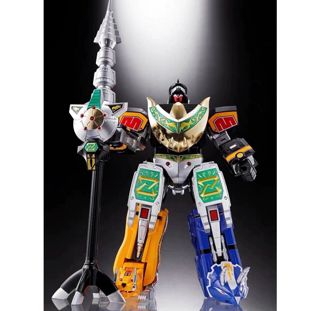 Bandai Namco Soul of Chogokin GX 72 Megazord GX 78 Dragonzord Power Rangers Figures Toys Set
