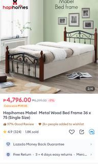 Bed frame  only(actual pic available upon request) unused.RFS:magpapagawa ng bunkbed.