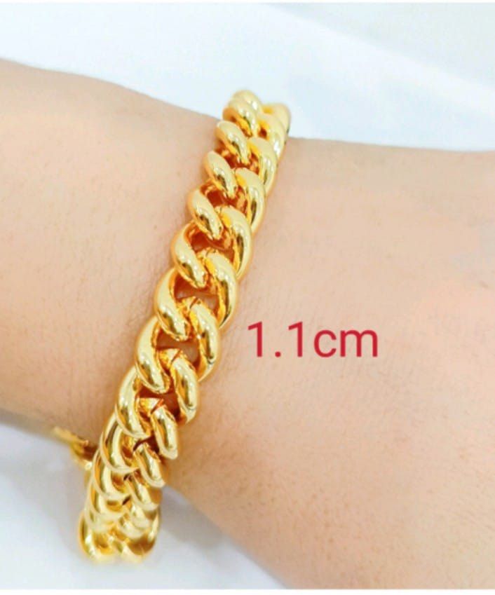 Gold bracelet for discount men with weight