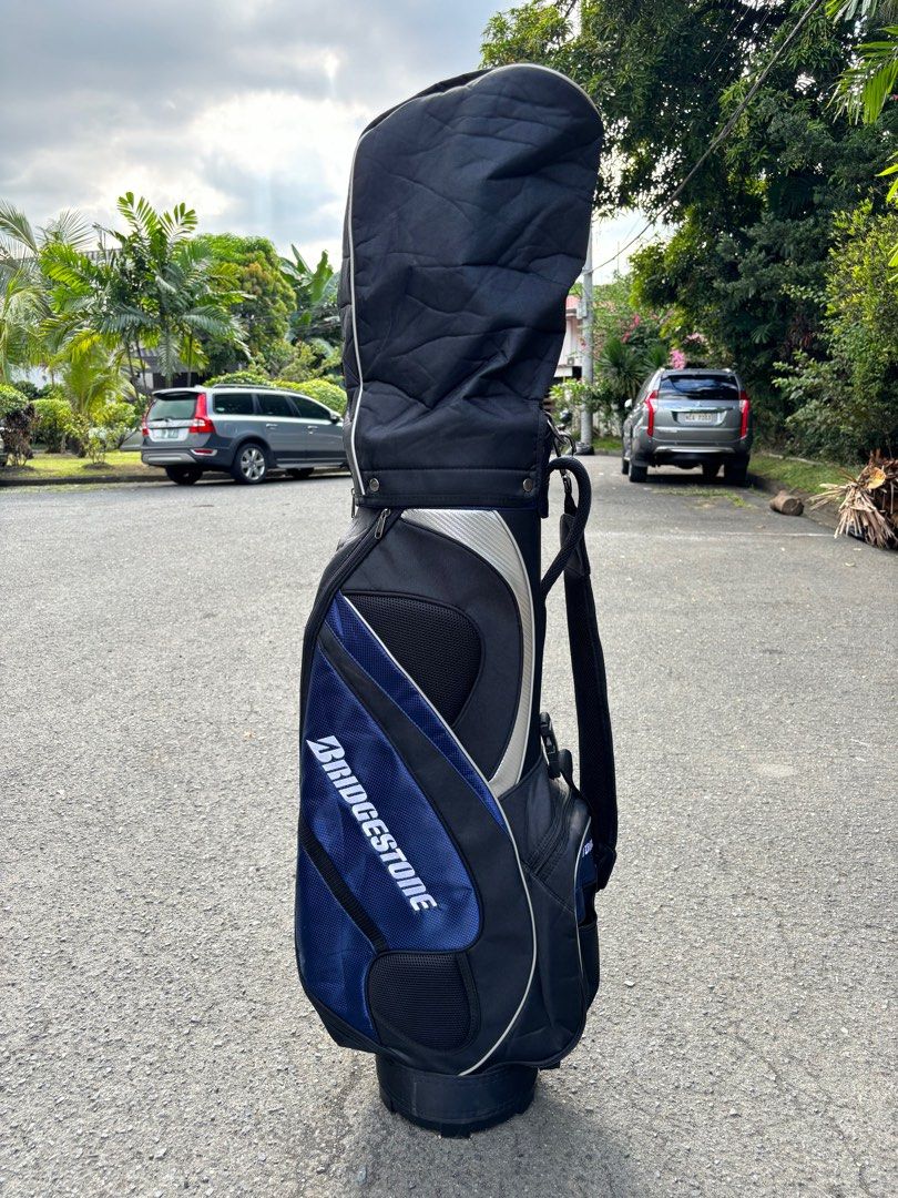 Bridgestone Golf Set (Complete) (Category: Golf) located in Manila. Submitted by eclipse58 (Listing ID 1281633069, Image 1). Description: COMPLETE Bridgestone Tourstage Reygrande Golf Set ✅️ 4-9 Irons, SandWedge, P/S Wedge & Pitching Wedge ✅️ Nike Driver, Tourstage 3 & 5 Woods, Tourstage Hybrid ✅️ Wilson Pro Staff Putter & Bridgestone Golf Bag ✅️ Original Bridgestone Graphite Shaft & Grips ✅️ Very good condition & NO ISSUES Selling Price: 9,500 L