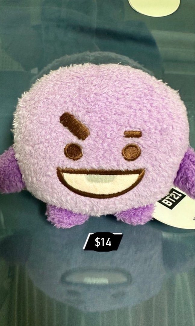 BT21 Official Shooky Purple Plush Doll