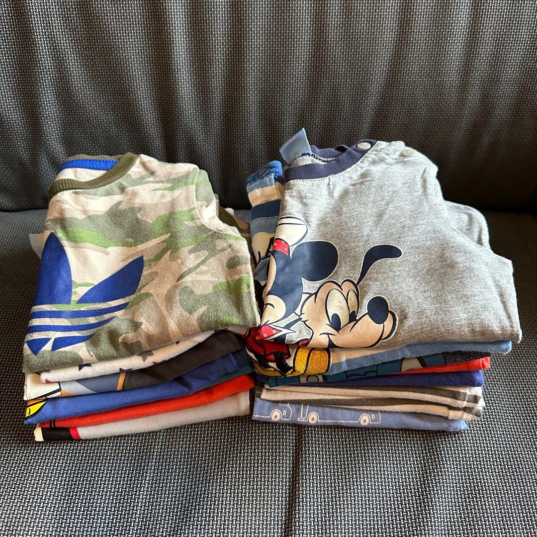 Bundle Set of 15pcs Baby Boy Clothes Size 12 18 months Babies
