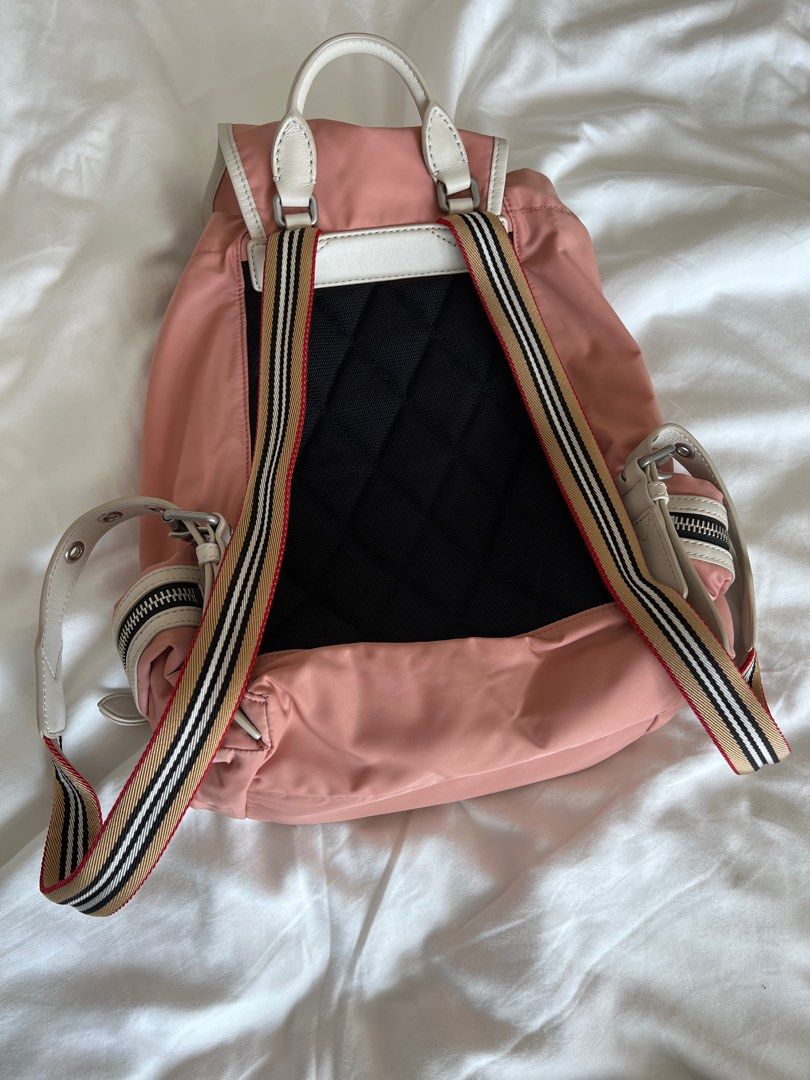 Burberry pink shop backpack
