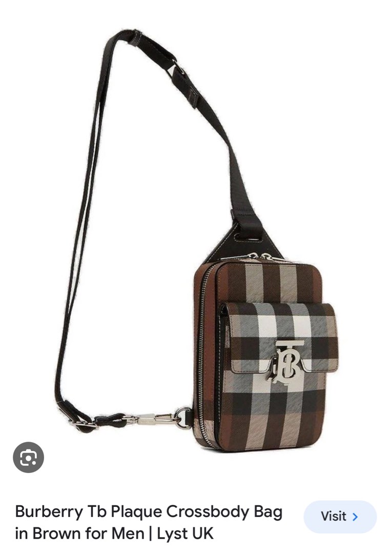 Mens burberry online crossbody bag