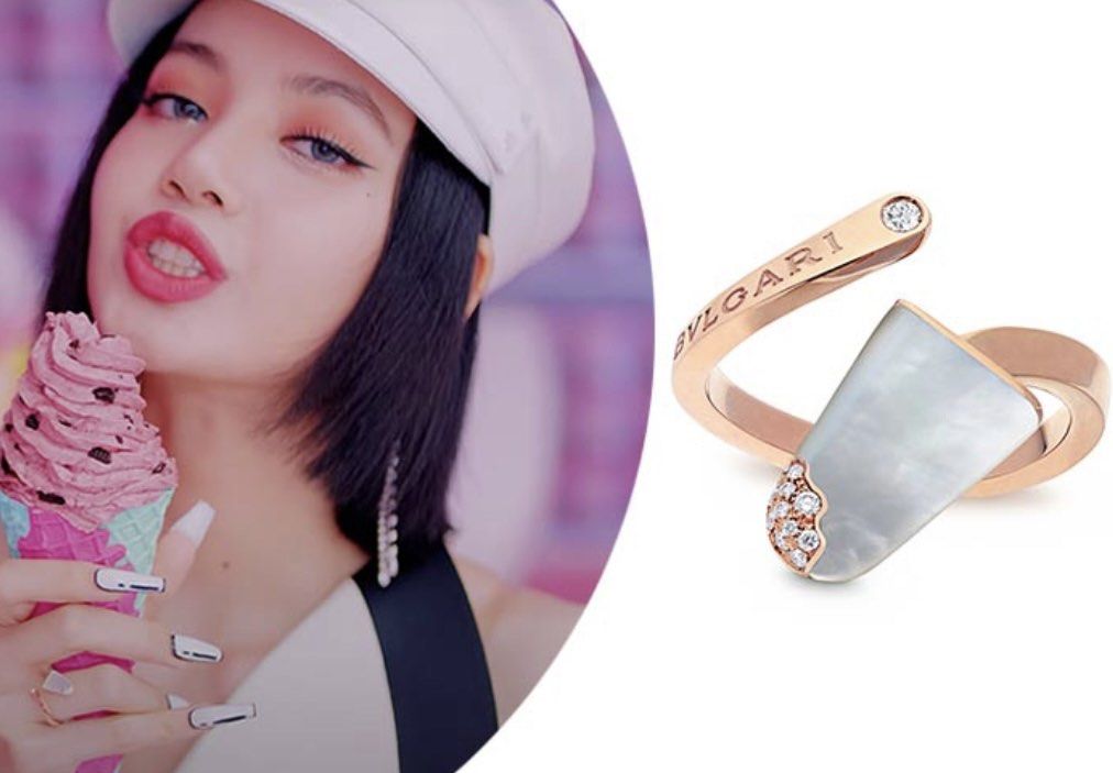 Bvlgari Gelati Pink Gold Pearl Ring Women s Fashion Jewelry Organisers Rings on Carousell
