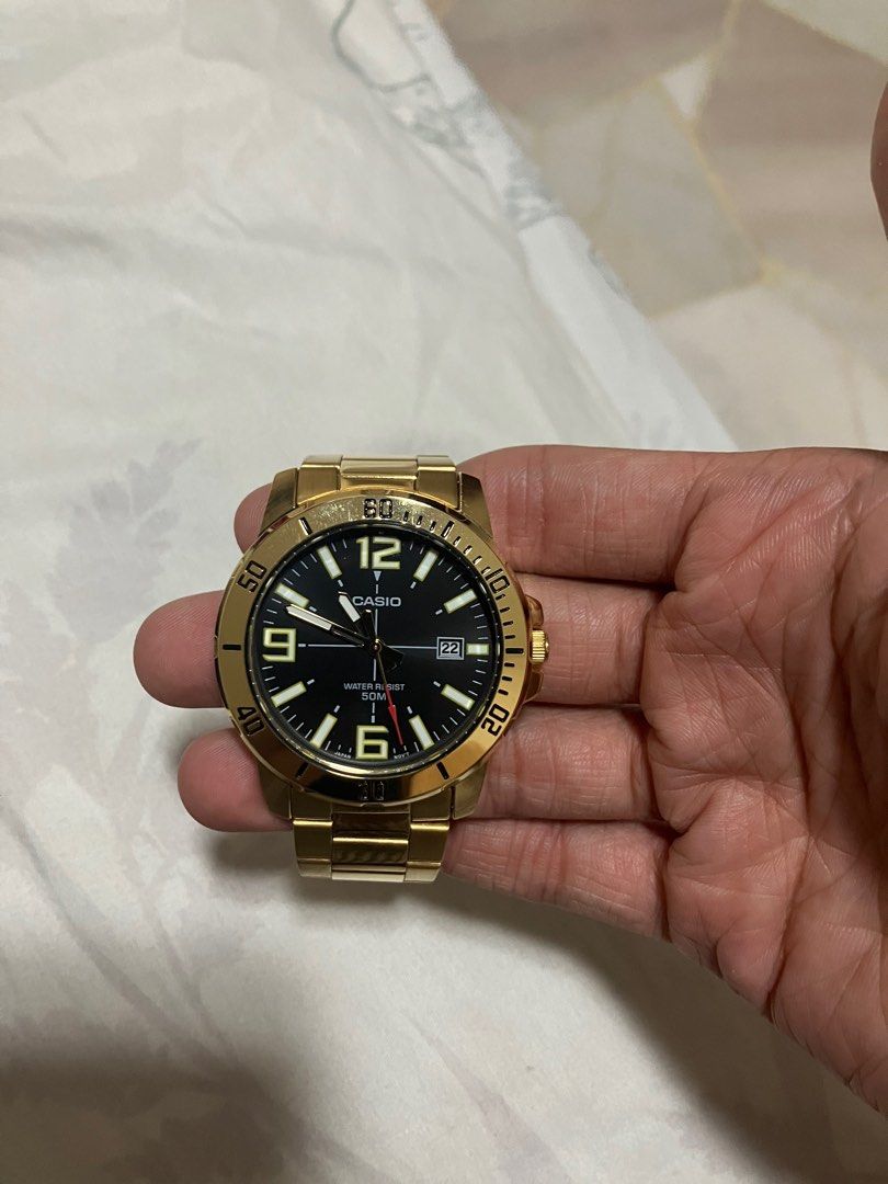 Casio Gold Watch Men s Fashion Watches Accessories Watches on
