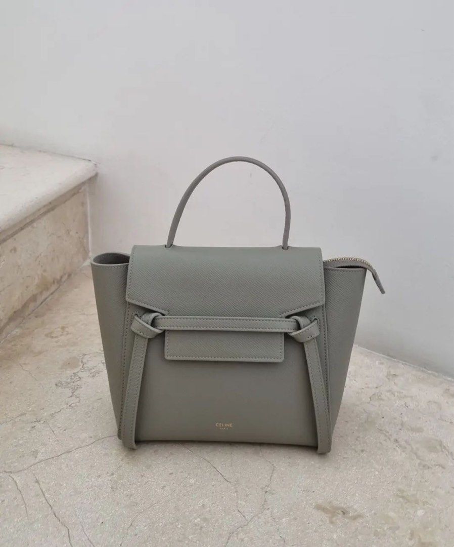 Celine nano beltbag green clay GHW 2022