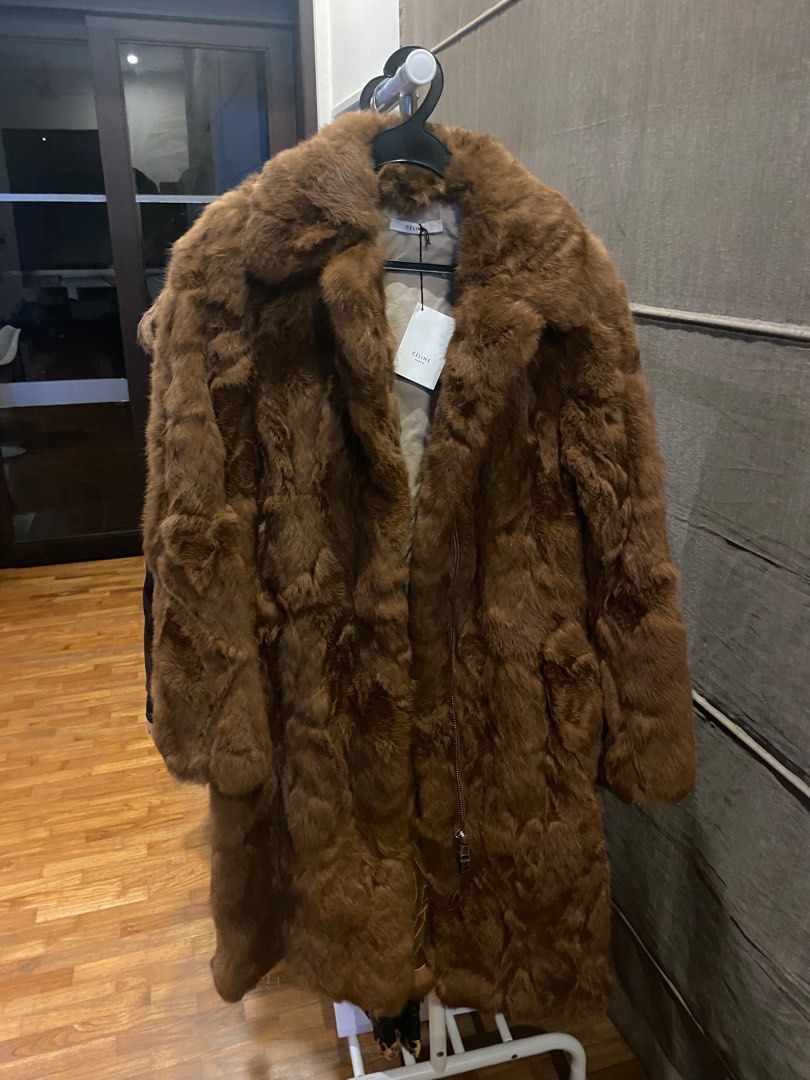 Celine fur coat discount
