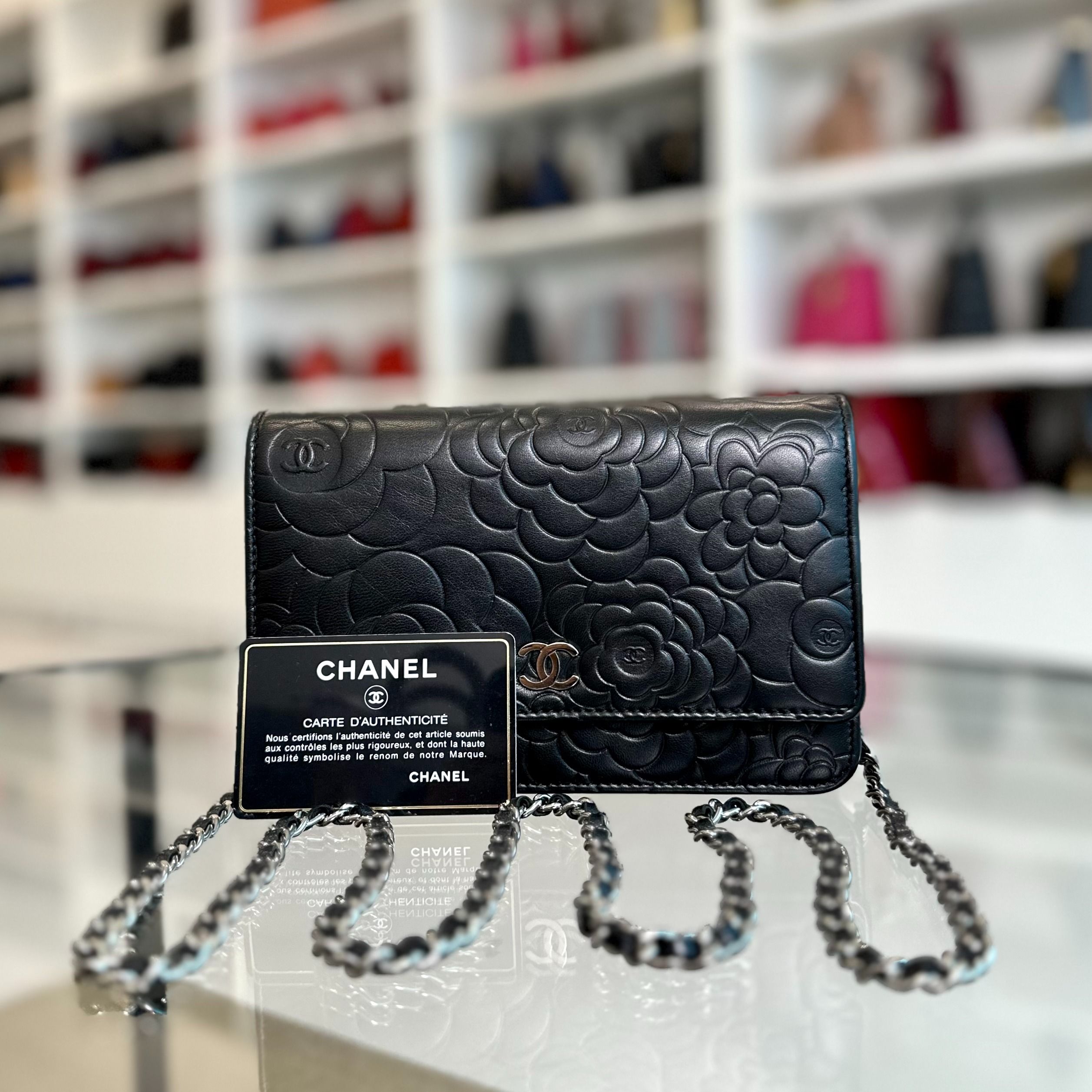Chanel woc top black lambskin