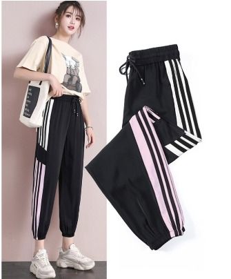 CHEAP LADIES KOREAN STYLE JOGGING TRACK PANTS FOR SPORTS AND