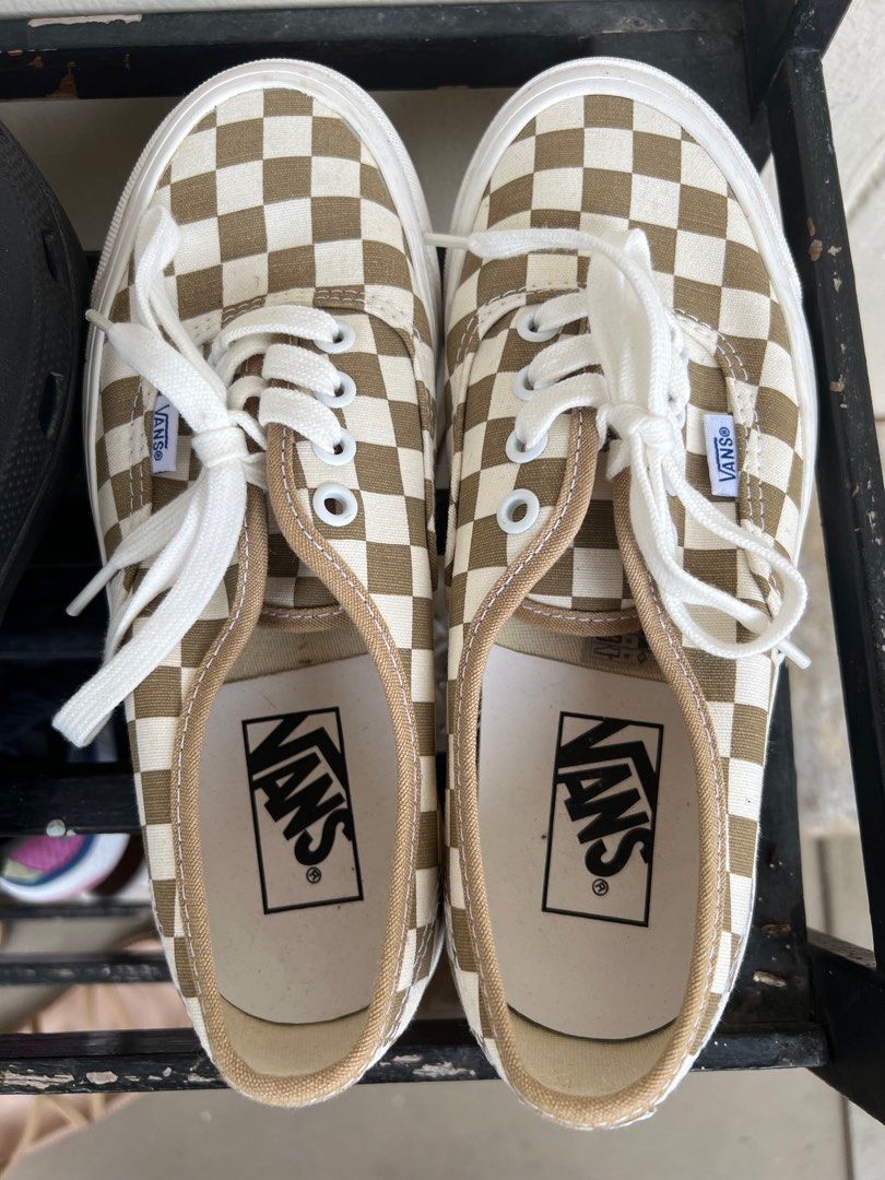 Checked vans new arrivals shoes