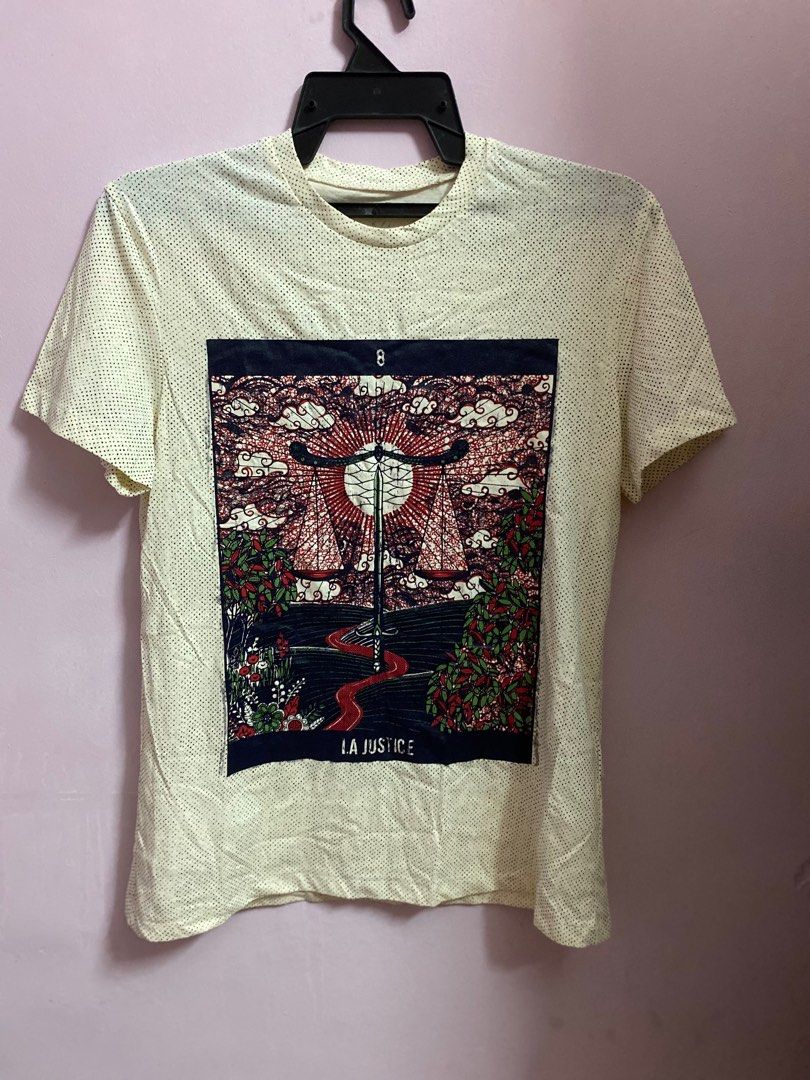 Christian Dior La Justice Mesh Tee Women s Fashion Tops Shirts