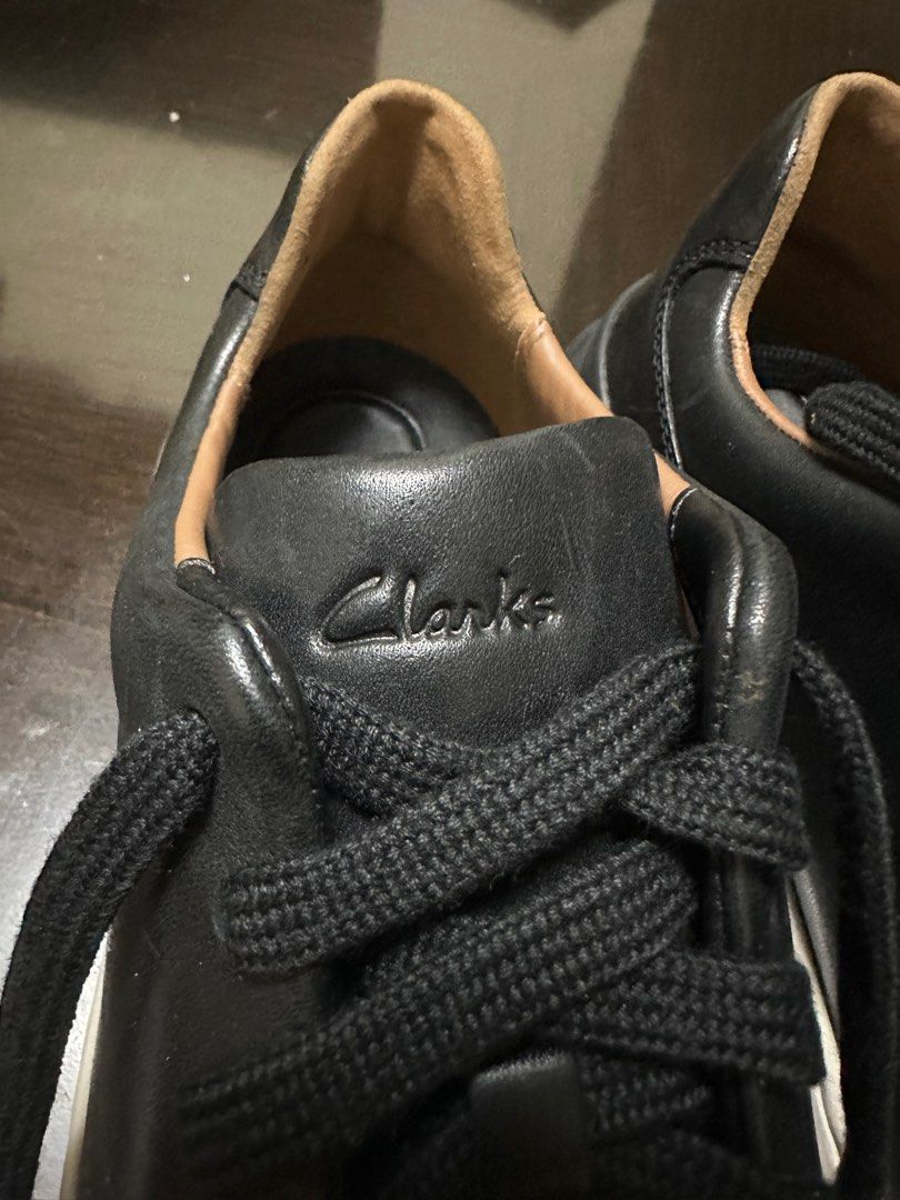 Clarks black shoes size top 7