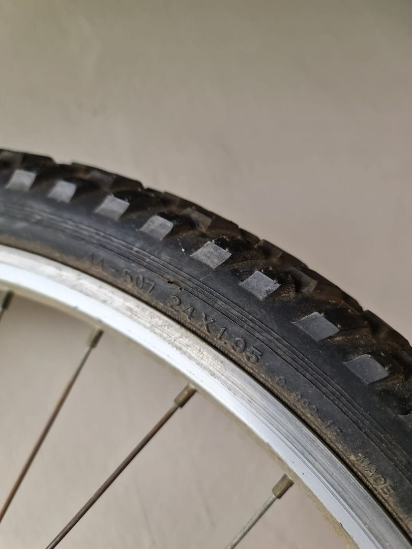 24 inch front wheel clearance
