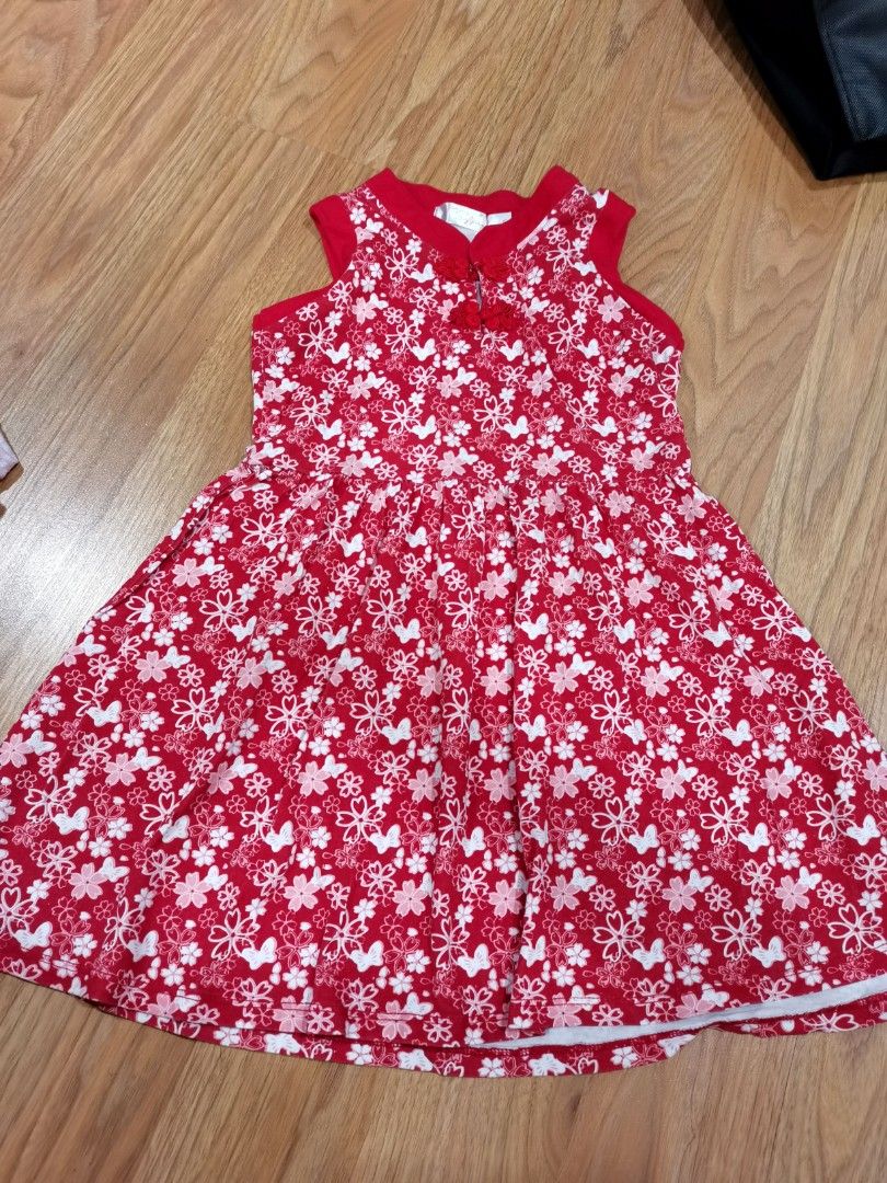 Oriental mandarin shop collar dress