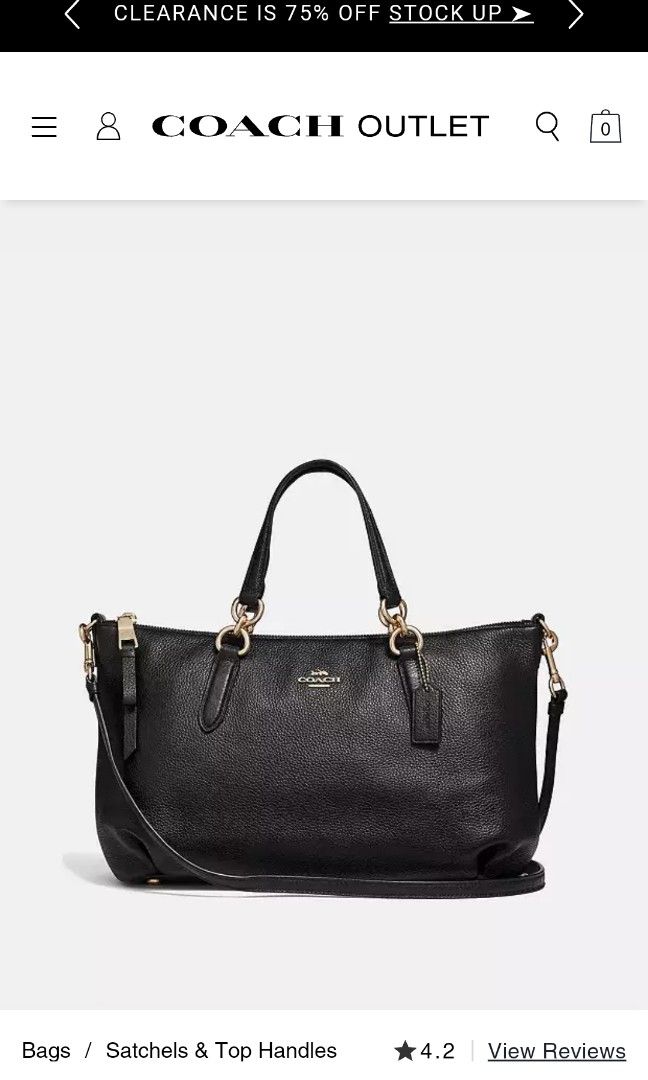 Coach ally satchel best sale