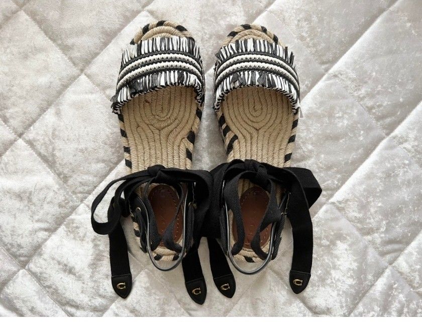 Coach espadrilles sandals top