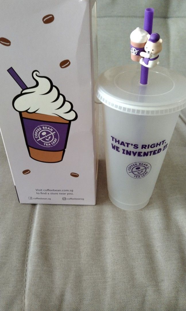 Coffee Bean n Tea Leaf limited edition Cold Cup, Furniture Home